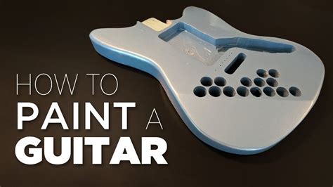 How to Paint a Guitar: A Symphony of Colors and Chaos